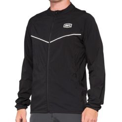 Kurtka 100% corridor stretch windbriker. Czarne kurtki męskie 100%, s, bez wzorów, sportowe, bez kaptura. W wyprzedaży za 279.35 zł.