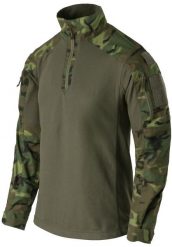 Helikon-Tex Bluza MCDU Combat Shirt® - ERDL/Olive Green (BL-MCD-SP-1P02A-B04). Zielone bluzy męskie HELIKON-TEX, m, bez wzorów, bez ramiączek, bez kaptura. Za 165.05 zł.