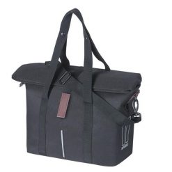 Miejska torba rowerowa KF-Hook, czarna. Czarne torby na ramię męskie BASIL, z materiału, na ramię. Za 209.99 zł.