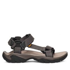 Sandały Teva. Szare sandały męskie Teva, bez wzorów, sportowe, bez zapięcia. Za 549.99 zł.