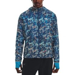 Kurtka do biegania męska Under Armour Storm Outrun Cold. Niebieskie kurtki męskie Under Armour, m, bez wzorów, bez kaptura, do biegania. Za 669.00 zł.