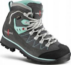 Buty trekkingowe damskie Kayland KA Bu PLUME MICRO W`S GTX grey/grn 35,5. Szare obuwie trekkingowe damskie Kayland, bez zapięcia. Za 593.88 zł.