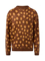 Santa Cruz Sweter - Jaguar Knit Mężczyźni Sztuczne włókno brązowy, XXL. Brązowe swetry męskie Santa Cruz, m, bez wzorów, z włókna, bez kołnierzyka, bez ramiączek. Za 279.95 zł.