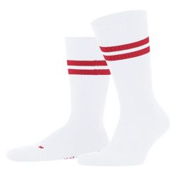 Skarpety Falke Dynamic. Białe skarpetki damskie Falke, bez wzorów, z bawełny. Za 123.00 zł.