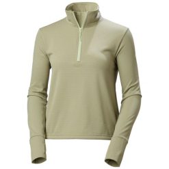 Bluza damska Helly Hansen Versalite Cinched Fleece. Zielone bluzy damskie Helly Hansen, bez wzorów, bez ramiączek, bez kaptura. Za 326.50 zł.