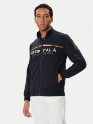 Aeronautica Militare Bluza 262FE2133UF00662 Granatowy Regular Fit. Niebieskie bluzy męskie Aeronautica Militare, m, bez wzorów, bez ramiączek, bez kaptura. Za 749.99 zł.
