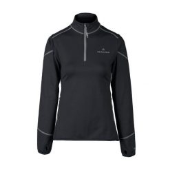 Bluza damska Swiftlayer half zipp 1VTX. Czarne bielizna sportowa damska Bergson, bez wzorów. W wyprzedaży za 194.00 zł.