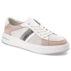 Różowe Sneakersy S.Barski Sportowe Obuwie Damskie. Czerwone obuwie sportowe damskie S.BARSKI, na wiosnę, bez wzorów, z materiału, bez zapięcia. Za 219.00 zł.