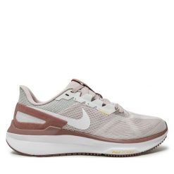 Buty do biegania Nike. Brązowe obuwie sportowe damskie Nike, bez wzorów, bez zapięcia, do biegania. Za 539.99 zł.