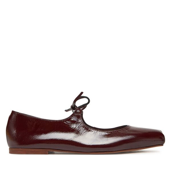 Baleriny Balagan. Czerwone balerinki damskie BALAGAN, bez wzorów, bez obcasa, bez zapięcia. Za 455.99 zł.