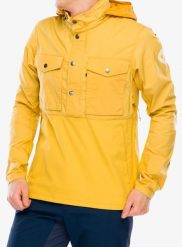 Kurtka rowerowa męska Fjallraven/Specialized Raven Anorak. Żółte kurtki męskie Fjällräven, m, bez wzorów, bez kaptura, rowerowe. Za 973.49 zł.