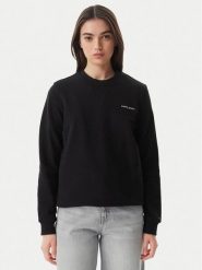 Tommy Jeans Bluza Ess Logo DW0DW22829 Czarny Regular Fit. Czarne bluzy damskie Tommy Jeans, xl, bez wzorów, z bawełny, bez ramiączek, bez kaptura. Za 329.99 zł.