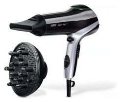 Braun Satin Hair 7 HD710E czarny. Czarne suszarki do włosów BRAUN. Za 239.00 zł.