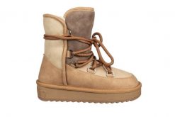 Śniegowce D Franklin Nordic Trk Sand 206009, Beżowy, Materiał - 37. Brązowe śniegowce damskie D.Franklin, z materiału, za kostkę, bez zapięcia. W wyprzedaży za 179.10 zł.