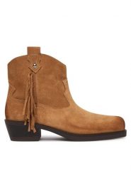 Liu Jo Botki Roxy 04 SA6079 PX002 Brązowy. Brązowe botki damskie Liu Jo, bez wzorów, ze skóry, bez obcasa, na słupku, bez zapięcia. Za 959.99 zł.