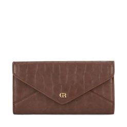 Portfel GINO ROSSI. Brązowe portfele damskie Gino Rossi. Za 99.99 zł.