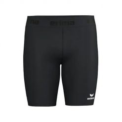 Obcisłe legginsy Erima T&F w kolorze czarnym. Czarne legginsy damskie Erima, bez wzorów, z elastanu. Za 150.00 zł.