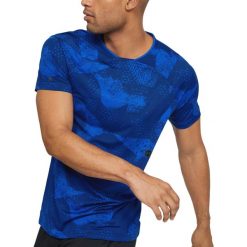 Under Armour RUSH™ Koszulka Niebieski. Niebieskie t-shirty męskie Under Armour, l, bez wzorów, z elastanu, bez kołnierzyka, bez ramiączek. Za 257.95 zł.