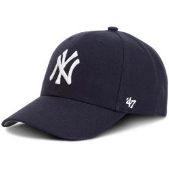 Czapka z daszkiem 47 Brand MLB New York Yankees Granatowa MVP B-MVP17WBV-HM. Niebieskie czapki damskie 47 Brand, bez wzorów. Za 96.00 zł.