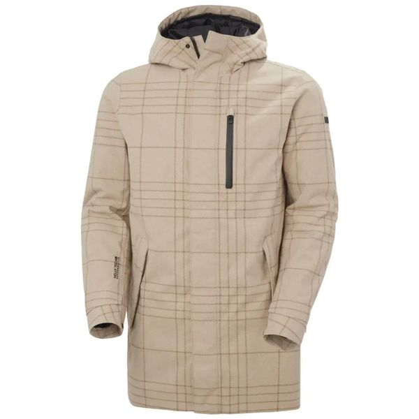 Kurtka Helly Hansen Frogner. Brązowe kurtki męskie Helly Hansen, l, bez wzorów, z materiału, eleganckie, z kapturem. Za 1,123.00 zł.