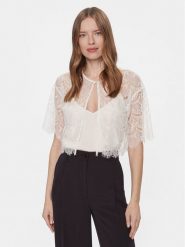 YAS Bluzka Bella 26032279 Biały Regular Fit. Białe bluzki damskie YAS, m, bez wzorów, z syntetyku, bez kołnierzyka, bez ramiączek. Za 199.99 zł.
