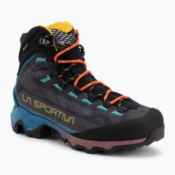 Buty trekkingowe męskie La Sportiva Aequalibrum Hike GTX. Czarne trekkingi męskie La Sportiva, z gore-texu, przed kolano, bez zapięcia. Za 858.43 zł.