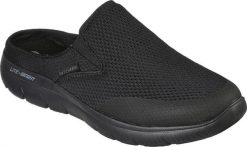 Skechers Skechers męskie czarne klapki Summits Vindicator 232296 BBK black 45,5. Czarne klapki męskie Skechers, bez wzorów, bez zapięcia. Za 299.99 zł.