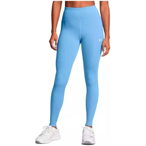 Legginsy treningowe damskie Under Armour Motion. Niebieskie legginsy damskie Under Armour, bez wzorów. Za 169.99 zł.