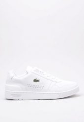 Tenisówki Lacoste Model T-clip 123 13 Sfa Kolor Biały. Białe trampki i tenisówki damskie Lacoste, bez wzorów, z materiału, bez zapięcia. Za 299.00 zł.