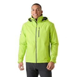 Kurtka z kapturem Helly Hansen Crew 2. Zielone kurtki męskie Helly Hansen, xl, bez wzorów, z materiału, z kapturem. Za 818.00 zł.