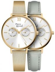 Zegarek damski Pierre Ricaud P22110.1163QF-SET złoty. Żółte zegarki damskie Pierre Ricaud, złote. Za 340.00 zł.