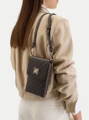 Nine West Torebka EO-Bowery Noir-BW-B31610R Brązowy. Brązowe listonoszki damskie Nine West, bez wzorów, z materiału, bez dodatków. Za 159.99 zł.