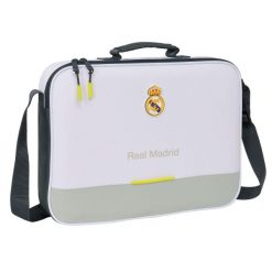 Plecak szkolny Real Madrid C.F. Poliester. Białe plecaki męskie REAL MADRID, bez wzorów, z poliesteru. Za 133.30 zł.