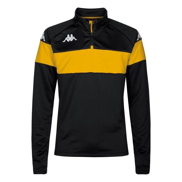 Bluza Kappa Dovare. Czarne bluzy sportowe męskie Kappa, xl, bez wzorów, bez kaptura, na fitness i siłownię. Za 164.55 zł.