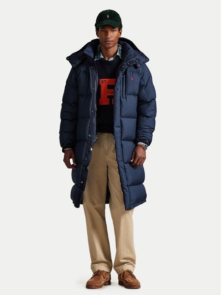 Polo Ralph Lauren Kurtka puchowa 710P01338001 Granatowy Regular Fit. Niebieskie kurtki męskie Polo Ralph Lauren, m, bez wzorów, z puchu, bez kaptura. Za 3,399.00 zł.