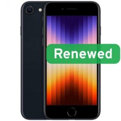 Smartfon poleasingowy Apple Grade C | Apple iPhone SE (2022) | 4.7" Retina IPS | 5G | 128GB | Midnight | iOS | Apple Renew. Smartfony Apple. Za 777.93 zł.