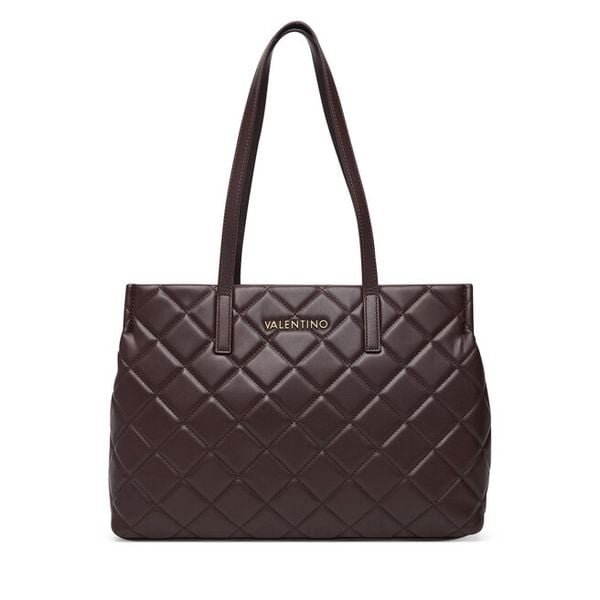 Torebka Valentino. Brązowe shopperki damskie Valentino, bez wzorów, bez dodatków. Za 699.99 zł.