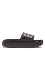 Adidas Klapki Adilette Platform Slides HQ6179 Czarny. Czarne obuwie sportowe damskie Adidas, bez wzorów, z syntetyku, bez zapięcia. Za 149.99 zł.