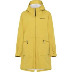 Parka dla kobiet Didriksons Eliana. Żółte parki damskie Didriksons, bez wzorów, bez kaptura. Za 879.99 zł.