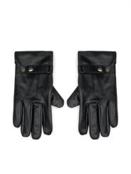 Lasocki Rękawiczki Męskie 2M6-004-AW22 XL/XXL Czarny. Czarne rękawiczki męskie Lasocki, bez wzorów, ze skóry. Za 99.99 zł.