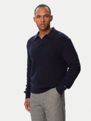 Tommy Hilfiger Sweter Fisherman MW0MW42804 Granatowy Regular Fit. Niebieskie swetry męskie Tommy Hilfiger, m, bez wzorów, z syntetyku, bez kołnierzyka, bez ramiączek. Za 649.99 zł.