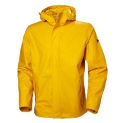 Kurtka wodoodporna Helly Hansen Moss. Żółte kurtki męskie Helly Hansen, s, bez wzorów, z tkaniny, bez kaptura. Za 424.50 zł.