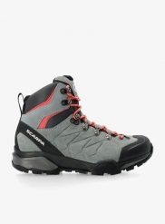 Buty trekkingowe damskie Scarpa ZG Trek GTX. Szare obuwie trekkingowe damskie Scarpa, z gore-texu, przed kolano, bez zapięcia. Za 918.49 zł.