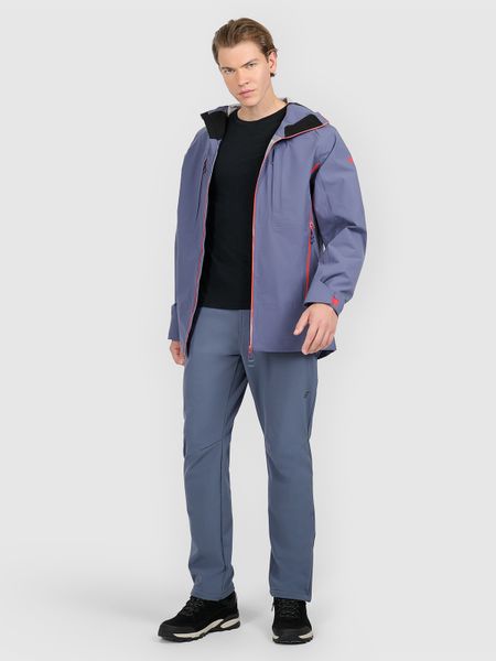 4F Spodnie trekkingowe membrana 5000 męskie - granatowe 3XL. Niebieskie spodnie sportowe męskie 4F, ze skóry, za kostkę, bez zapięcia. Za 299.99 zł.