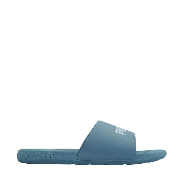 Klapki unisex Puma Cool Cat 2.0. Niebieskie klapki damskie Puma, bez wzorów, bez obcasa, bez zapięcia. Za 79.00 zł.