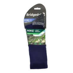 Skarpety do trekkingu męskie Bridgedale HIKE LW END BO ORI. Niebieskie skarpety męskie Bridgedale, bez wzorów, z wełny. Za 87.99 zł.