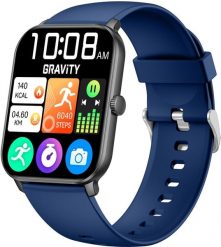 Smartwatch Gravity GT36-6 Niebieski (GT36-6). Niebieskie zegarki smartwatch Gravity, bez wzorów. Za 169.90 zł.