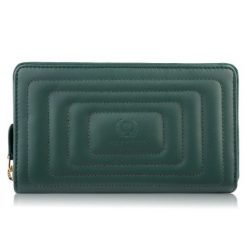 Portfel skórzany PAOLO PERUZZI AV-05-GR zielony. Zielone portfele damskie Paolo Peruzzi, z materiału. Za 119.99 zł.