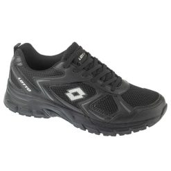 Buty sportowe Sneakersy męskie, Kitaura. Czarne buty sportowe męskie Lotto, bez wzorów, bez zapięcia, do biegania. W wyprzedaży za 128.00 zł.