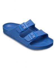Sandały dla Mężczyzn EMBARK Niebieski. Zielone sandały męskie Quiksilver, bez wzorów, z materiału, bez zapięcia. Za 149.99 zł.